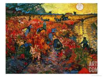 Vincent Van Gogh - The Red  Vineyard At Arles, c.1888