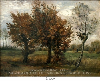 Vincent Van Gogh - Autumn Landscape with Four Trees (1885)